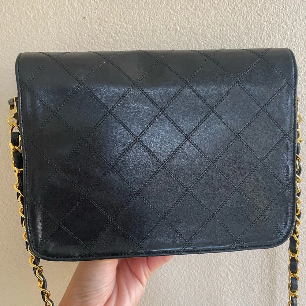 SOLD Chanel XL CC Single Flap Bag Vintage - Picture 2 of 14